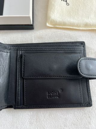 Cartera Montblanc Negra Piel