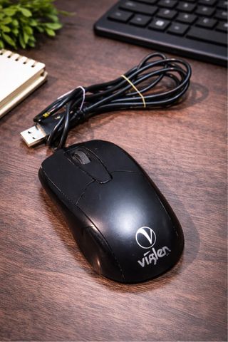 Ratón USB Viglen Negro