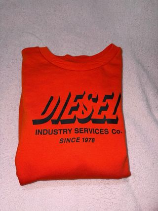 Sudadera Diesel Naranja