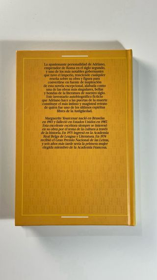 Memorias de Adriano Marguerite Yourcenar novela