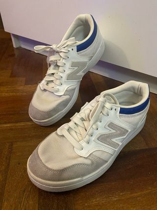 Zapatillas New Balance Blancas y Azules