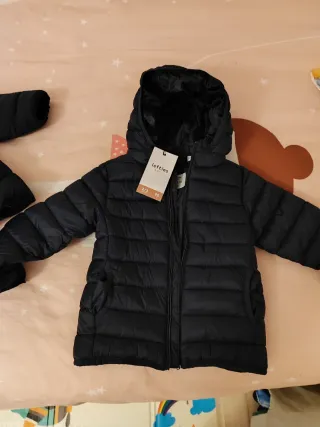 Chaqueta acolchada Lefties niño azul marino