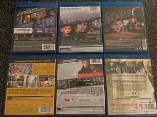 Lote 6 Blu-ray Acción/Suspense (Español)