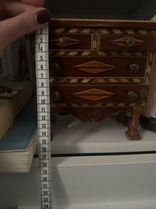 Cassettiera in legno artigianale