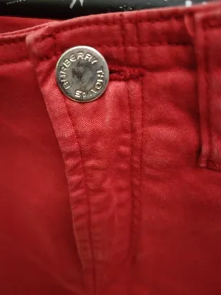 Falda Thomas Burberry roja