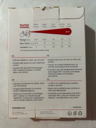 Luz trasera Bontrager Flare RT