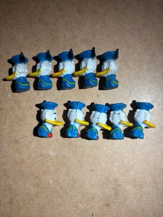 Lote 10 Figuras Donald Disney Años 80