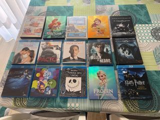 Películas Blu-ray y DVD – Como nuevas