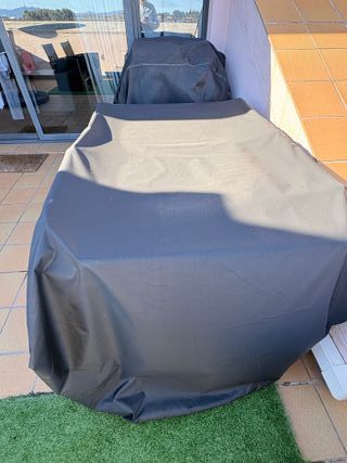 Mesa Jardín IKEA NÄMMARÖ + 4 Sillas + funda