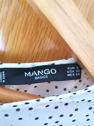 Lote 3 monos cortos Mango blanco y negro