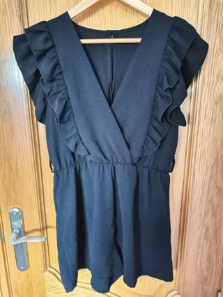 Lote 3 monos cortos Mango blanco y negro