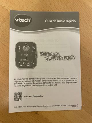 Diario Secreto Vtech