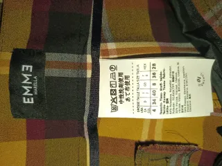 Pantaloni quadri senape e marrone Marella