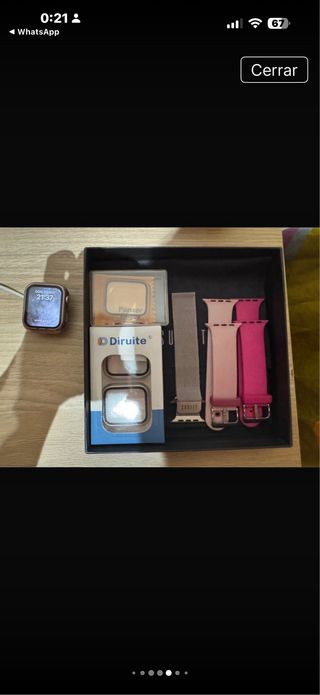 Apple Watch SE 44mm Rosa/Plata