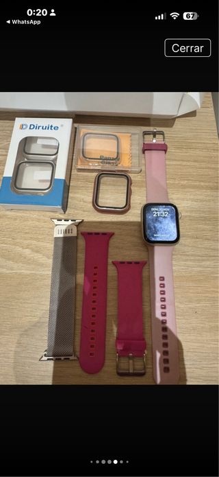 Apple Watch SE 44mm Rosa/Plata
