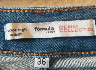 Falda vaquera recta T.36