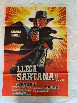 Cartel Original Cine - Llega Sartana (1970)