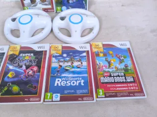 Pack Juegos Wii: Mario Kart, Sonic, Wii Sports Res