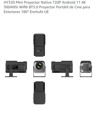 Proyector Magcubik HY320 Mini 720P Android 11