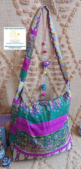BOLSO DOBLE CARA  India TOTE.EnvíoGratis.