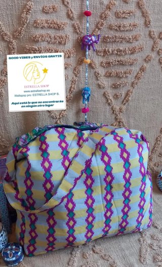 BOLSO DOBLE CARA  India TOTE.EnvíoGratis.