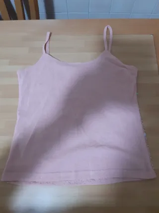 Top rosa paillettes Vintage  Nuovo taglia M