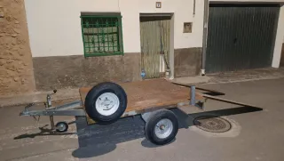 Remolque plataforma metálico