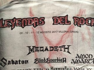 Leyendas Del Rock 2017 - Camiseta