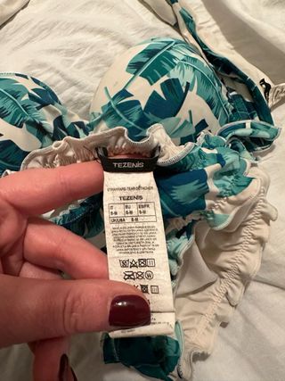 Costume Tezenis S/M foglia tropicale