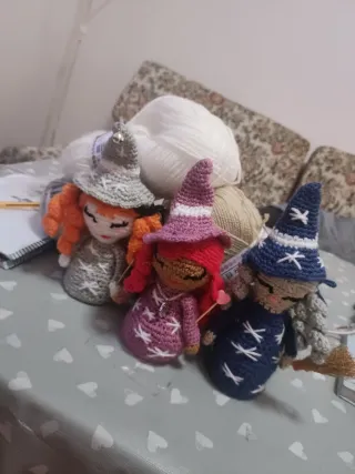 3 Brujas Amigurumi Tejidas a Mano