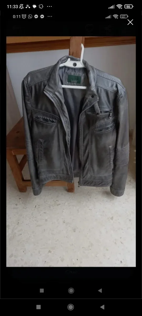 Lote 3 chaquetas cuero