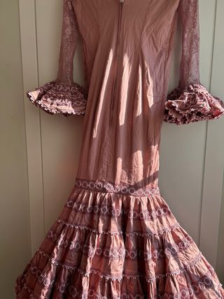 Traje de flamenca canastero alta calidad