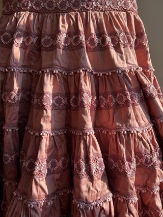 Traje de flamenca canastero alta calidad