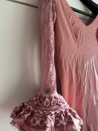 Traje de flamenca canastero alta calidad