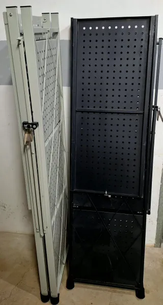 2 Estanterías metálicas plegables 4 Niveles