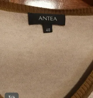 Jersey ANTEA rayas marrón multicolor Talla M