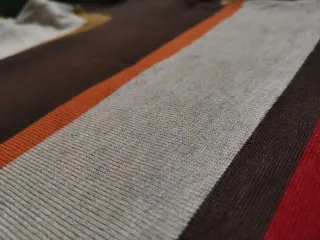 Jersey ANTEA rayas marrón multicolor Talla M