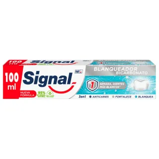 3 Uds. Dentífrico Signal Blanqueador Bicarbonato