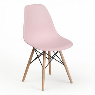 Pack 4 Sillas Nórdicas Plástico y Madera