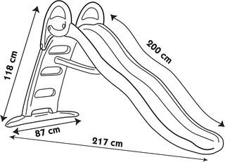 Tobogán Infantil Smoby Funny Verde