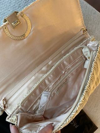 Bolso Paco Martinez Beige y Dorado