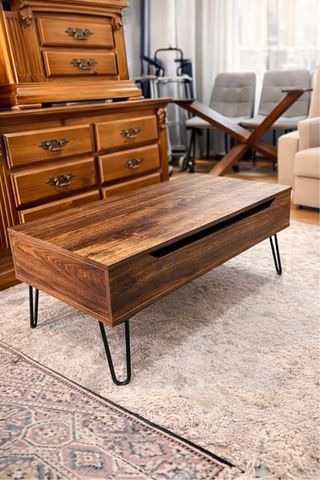 Mesa de centro madera y metal