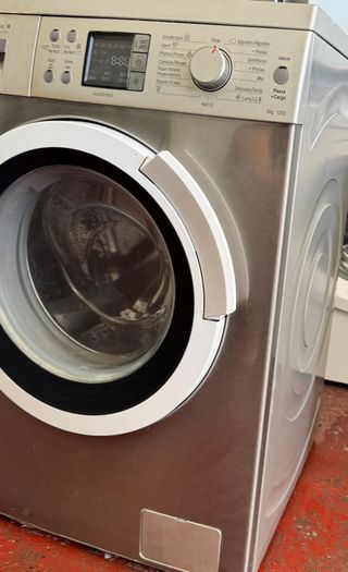 LAVADORA BOSCH EN INOX DE 8 KILOS