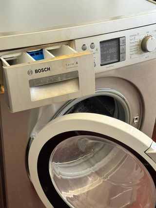 LAVADORA BOSCH EN INOX DE 8 KILOS