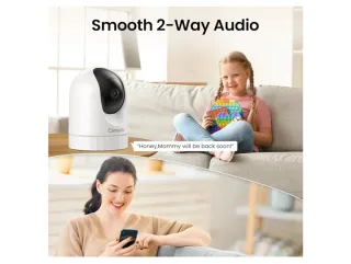 Cinnado 2unds Cámara Vigilancia WiFi Interior 2K 3