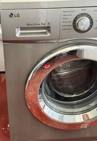 LAVADORA LG EN INOX DE 7 KILOS