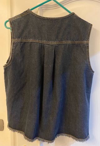 Chaleco vaquero con cintas