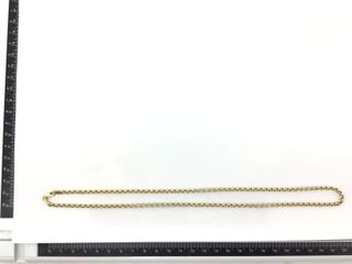 cadena oro 18k 20cm