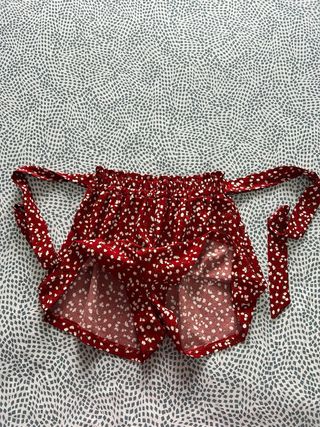 Pantalón corto estampado floral