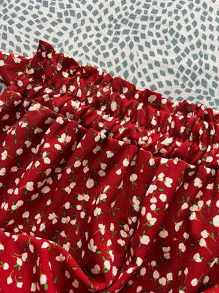 Pantalón corto estampado floral